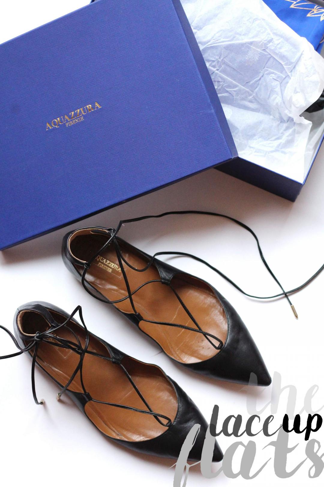 Late to the Trend Aquazzura Christy Flats The Lovecats Inc
