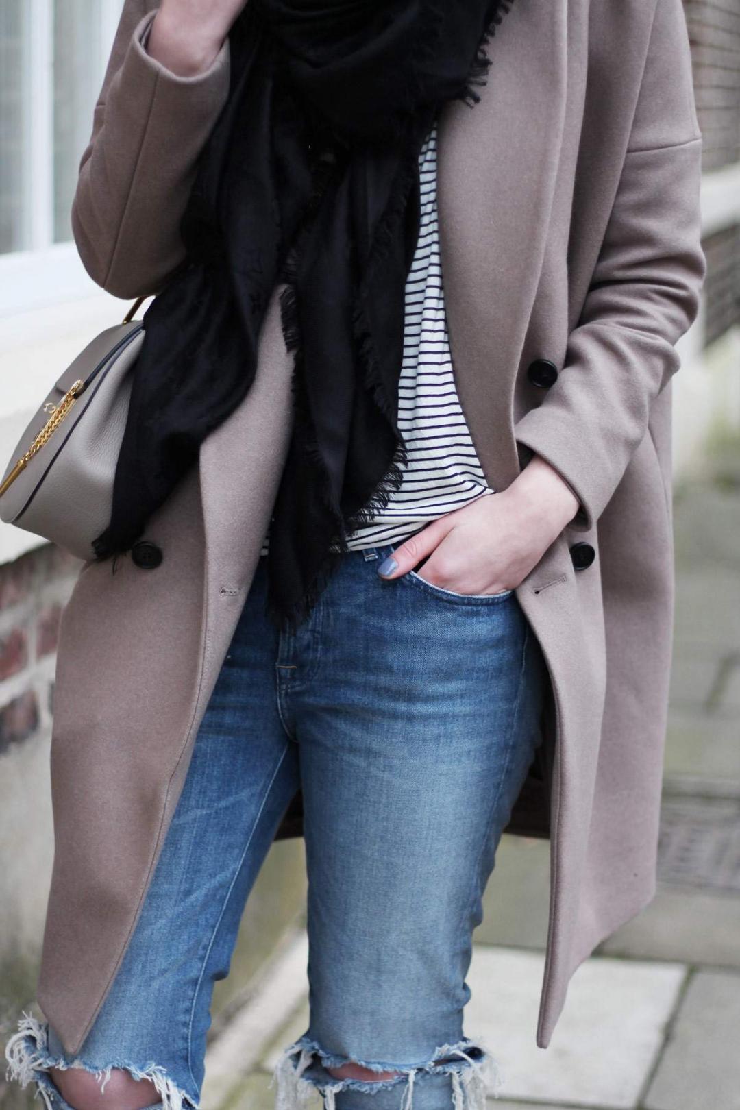 all-saints-ember-nesi-coat-chloe-drew-grey-ripped-jeans-louis-vuitton-black-scarf-10