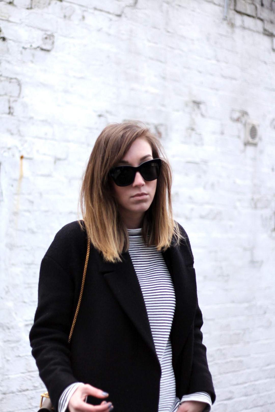 cos-coat-gucci-loafers-warehouse-striped-jumper-chloe-drew-grey-outfit-6