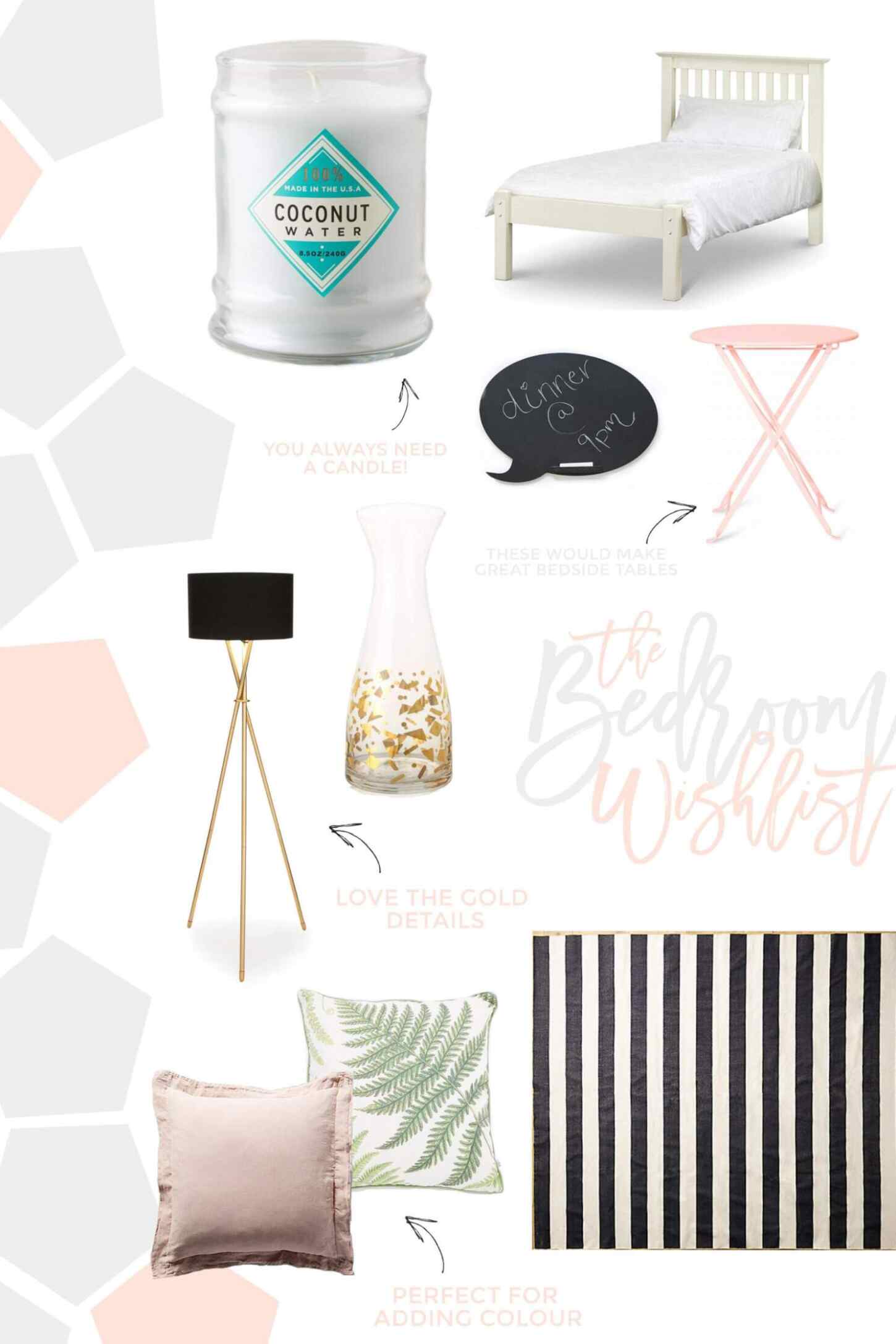 Bedroom-wishlist-spring-pink-grey-palm-tree