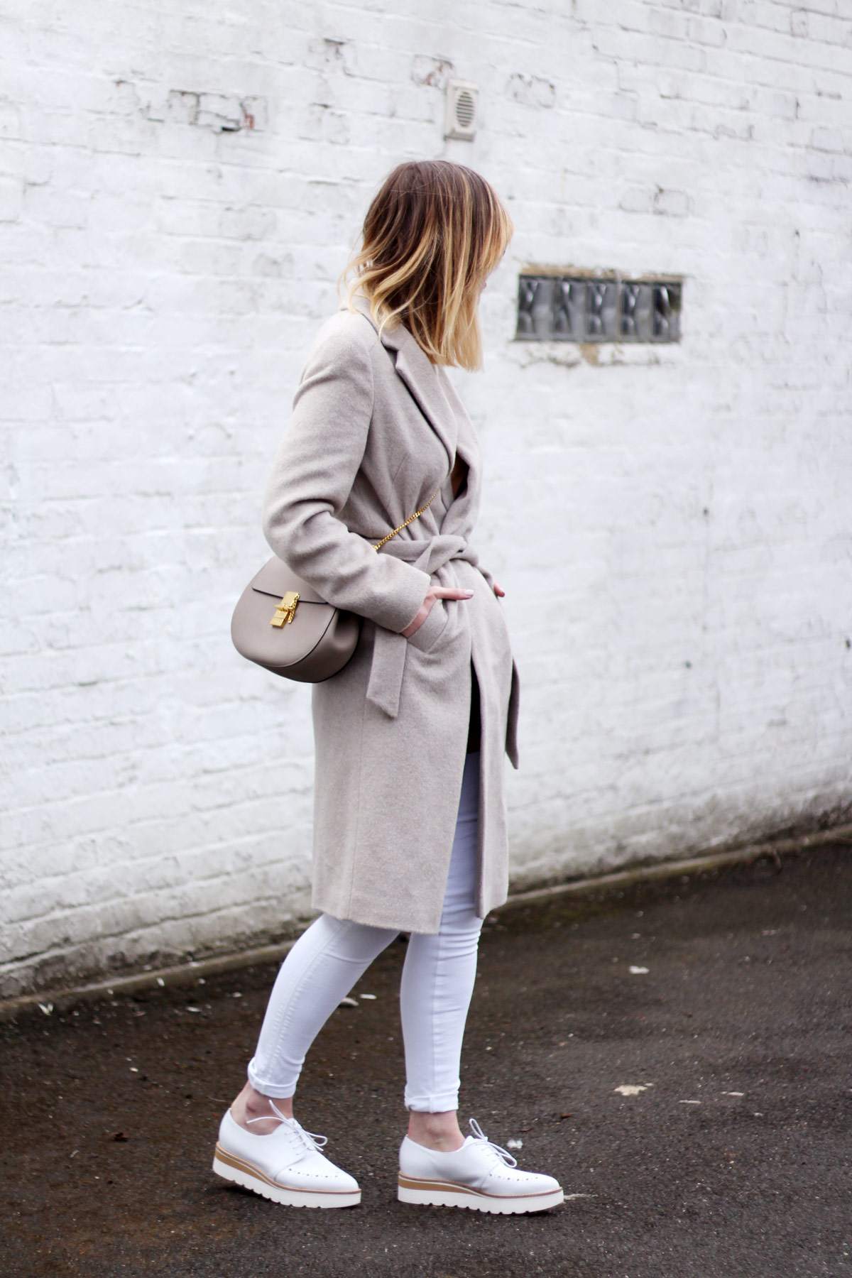 M&S-belted-coat-alberto-zago-brogue-shoes-chloe-drew-grey-hudson-white-jeans