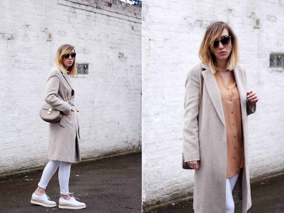 Peach and gray clearance outfit