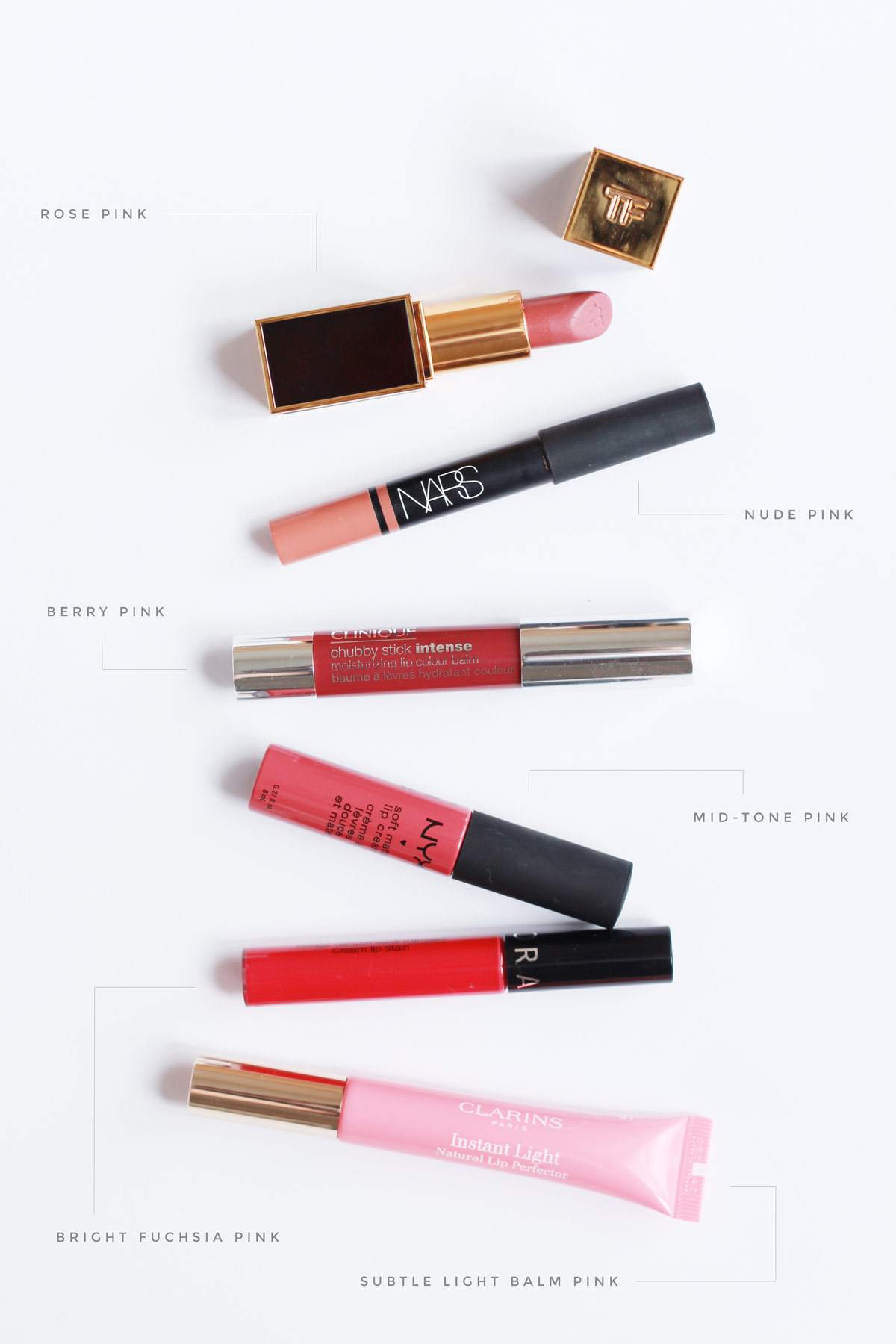 finding-your-perfect-pink-lipstick-guide-tom-ford-NARS-MAC-2