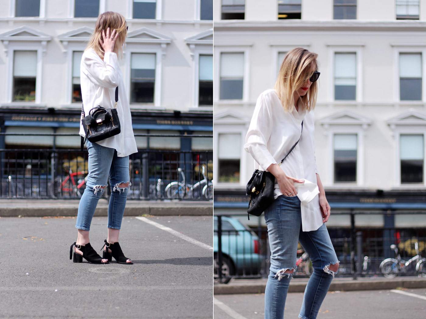 White Shirts and Ripped Jeans The Lovecats Inc