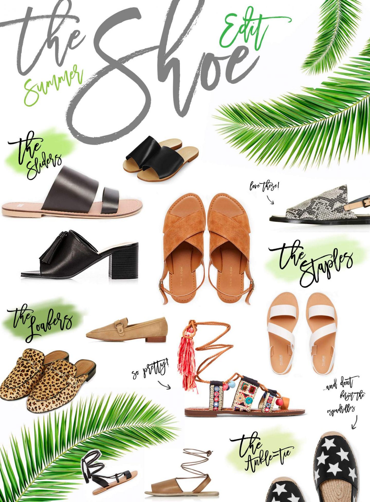 The Ultimate Summer Shoe Edit The Lovecats Inc
