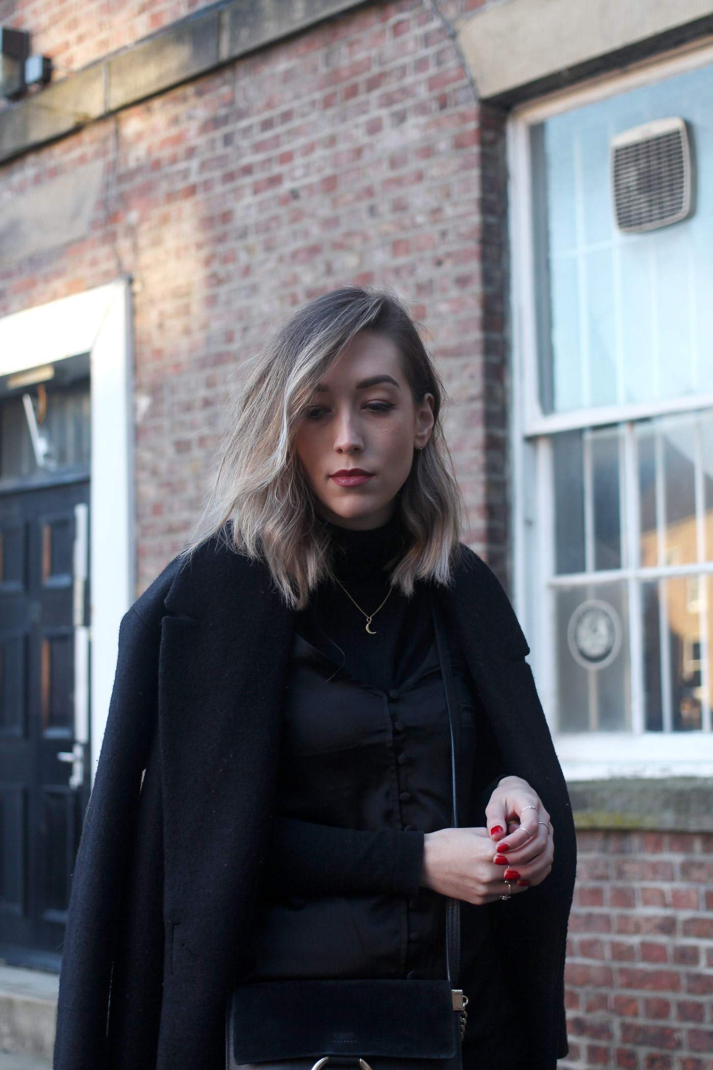 all-black-winter-look-nobodys-child-button-up-cami-gucci-loafers-chloe-faye-6