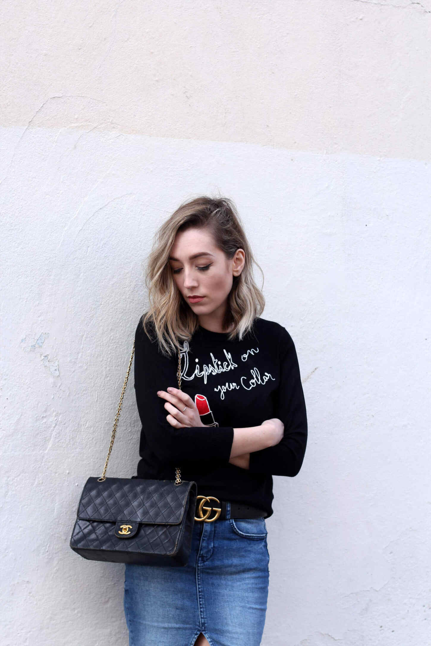 joanie-clothing-slogan-jumper-denim-skirt-vintage-chanel-2 joanie-clothing-slogan-jumper-denim-skirt-vintage-chanel-2