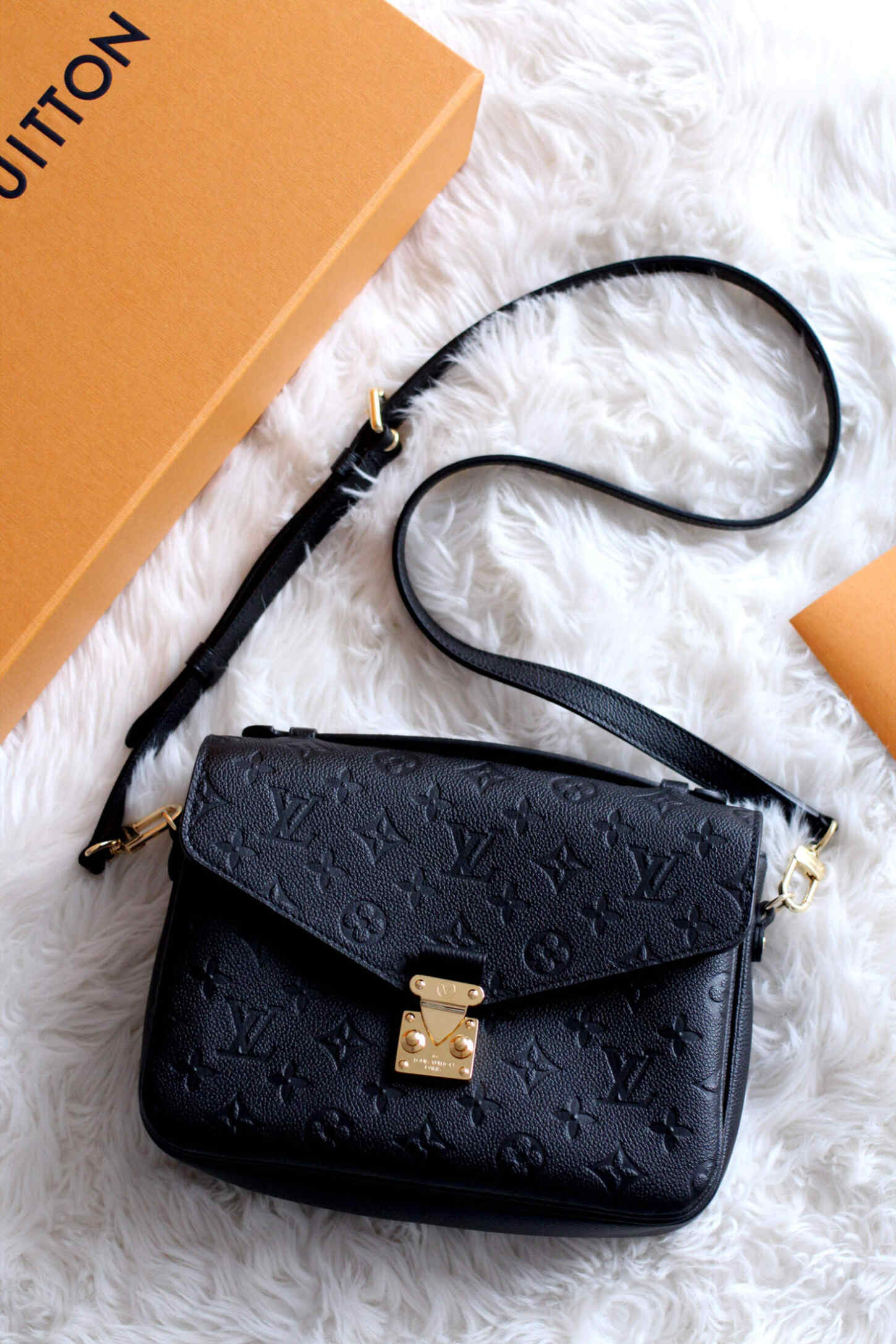 Louis Vuitton Pochette Metis Black Monogram Empreinte Leather - A World Of  Goods For You, LLC