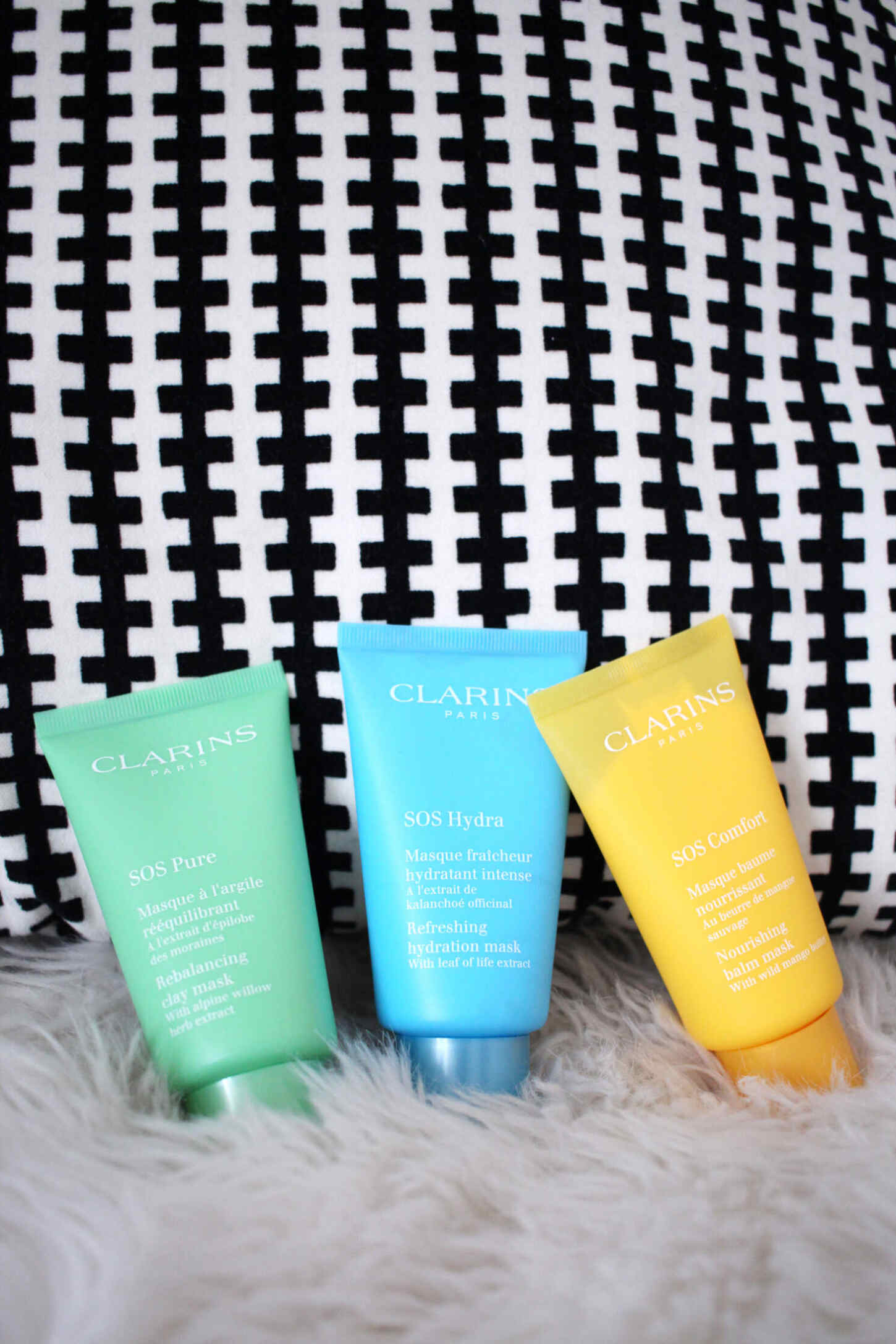 Profit Montgomery stykke Clarins SOS Face Mask - SOS Pure, SOS Hydra and SOS Comfort - The Lovecats  Inc