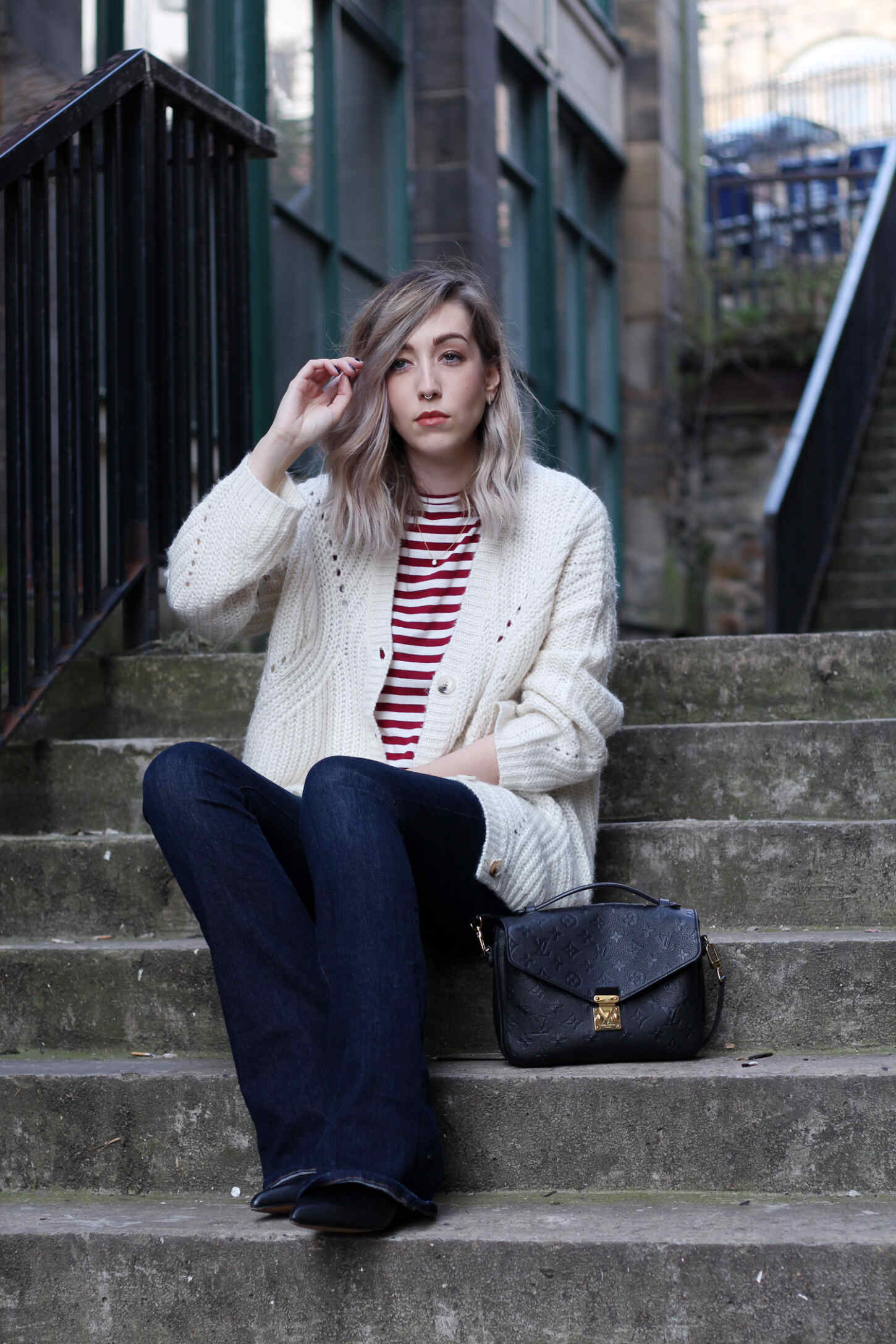 asos-cream-knit-cardigan-frame-denim-flares-10 asos-cream-knit-cardigan-frame-denim-flares-10