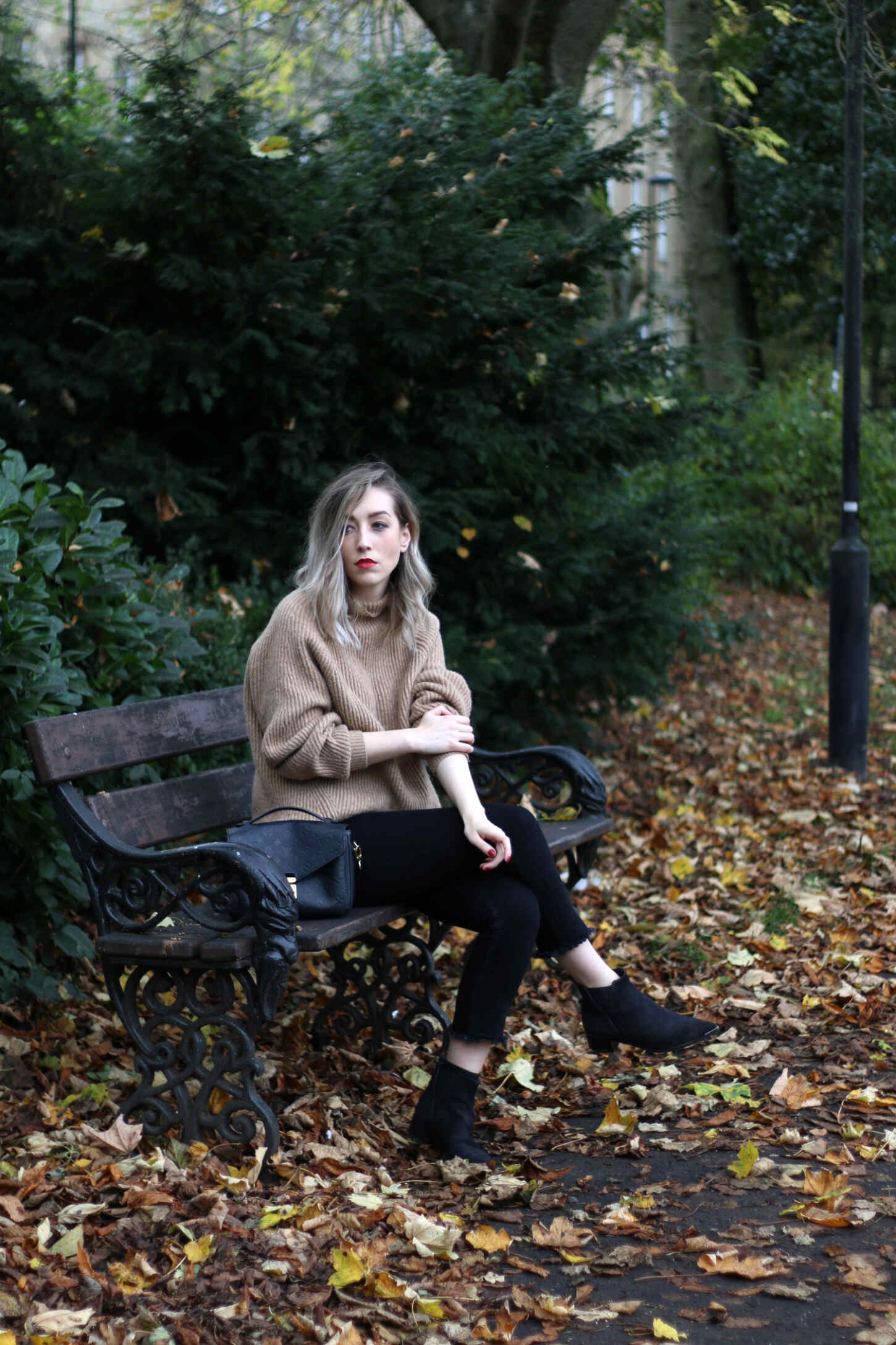 autumn-outfit-H&M-oversized-tan-jumper-checked-coat-10 autumn-outfit-H&M-oversized-tan-jumper-checked-coat-10